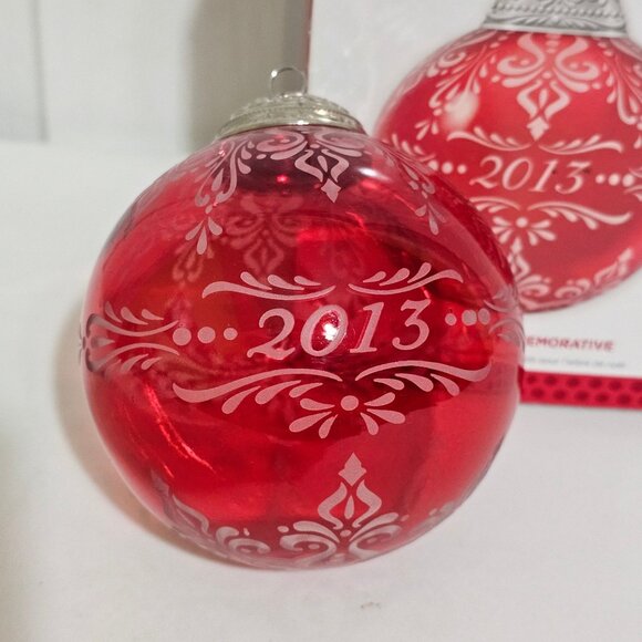 Hallmark Keepsake 2013 Christmas Commemorative Ornament #1 1st in Series Red Box - Picture 2 of 11